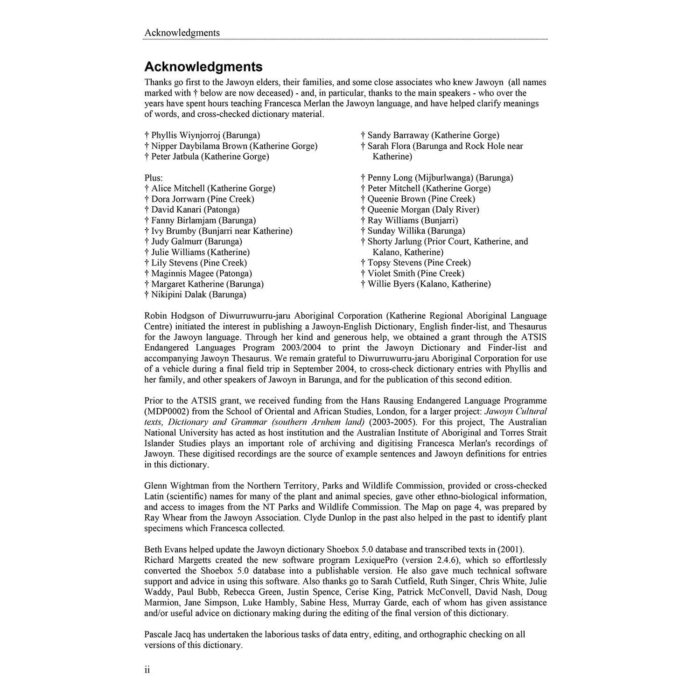 Jawoyn-English Dictionary & English Finder-list - Image 4