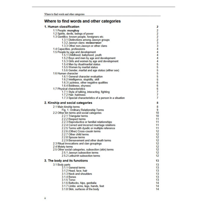 Jawoyn Topic Dictionary (Thesaurus) - Image 4